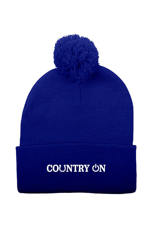 Country Lifestyle ON - Toque - White logo on Royal Blue