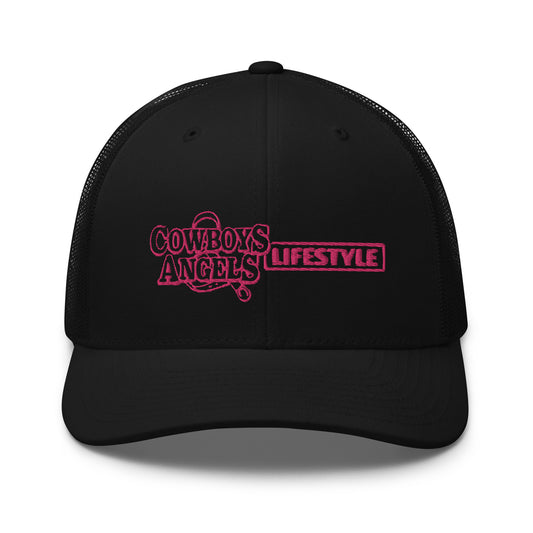 C&A Pink Western Lifestyle Trucker Cap