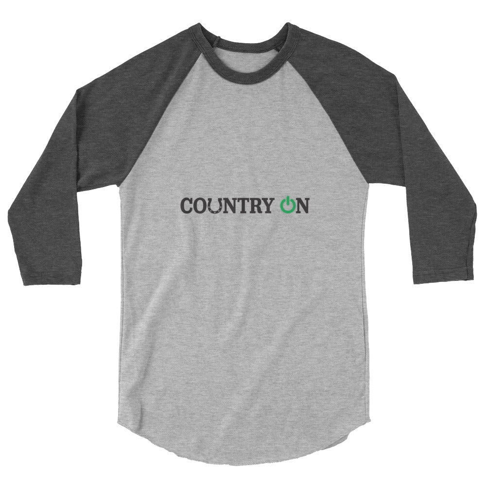 Country Lifestyle ON 3/4 Sleeve Raglan shirt (Gray)
