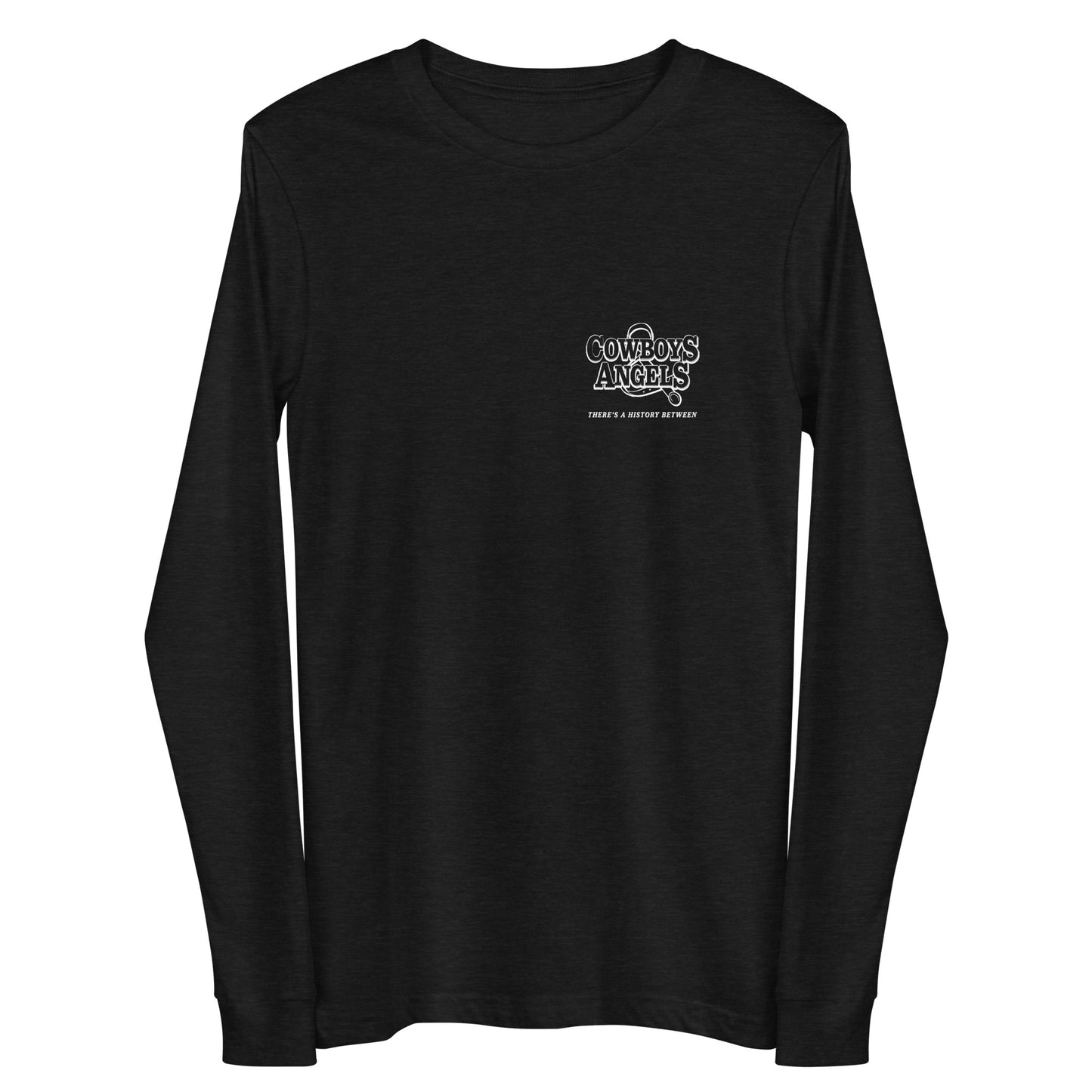 History Between Long Sleeve Tee (Black Heather)