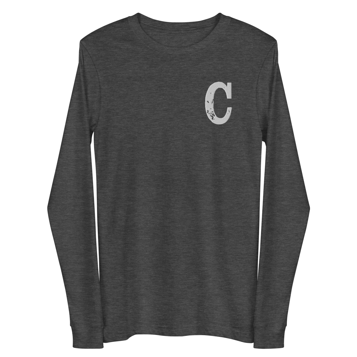 Varsity Cowboy "C" Long Sleeve Tee (Dark Grey)