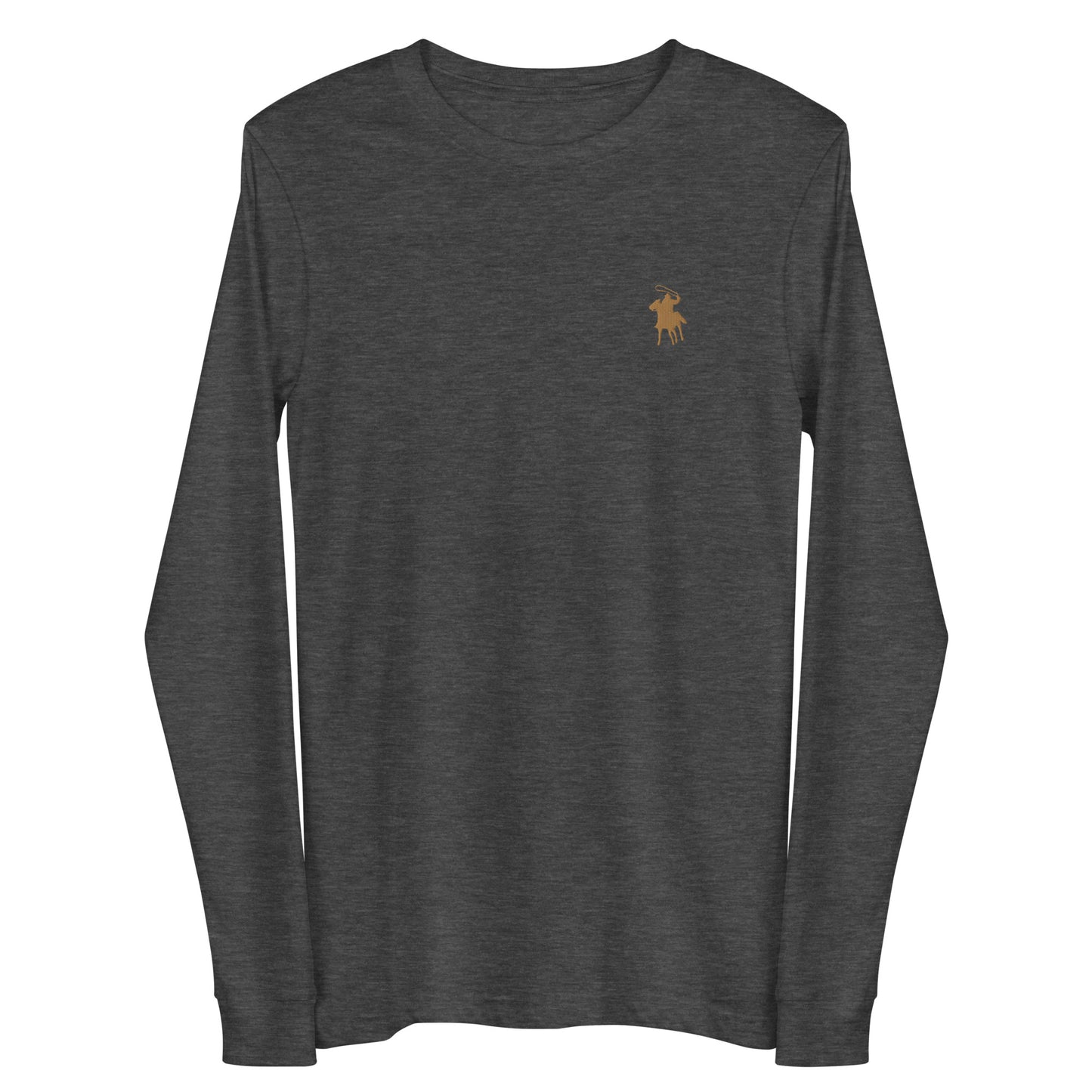 Country Polo Long Sleeve Tee (Dark Grey)