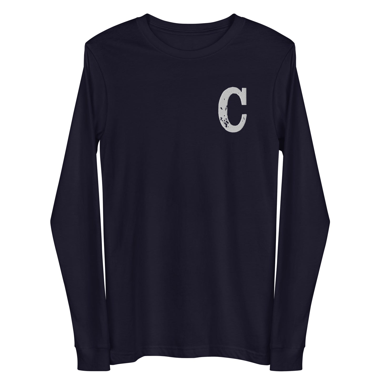 Varsity Cowboy "C" Long Sleeve Tee (Navy)