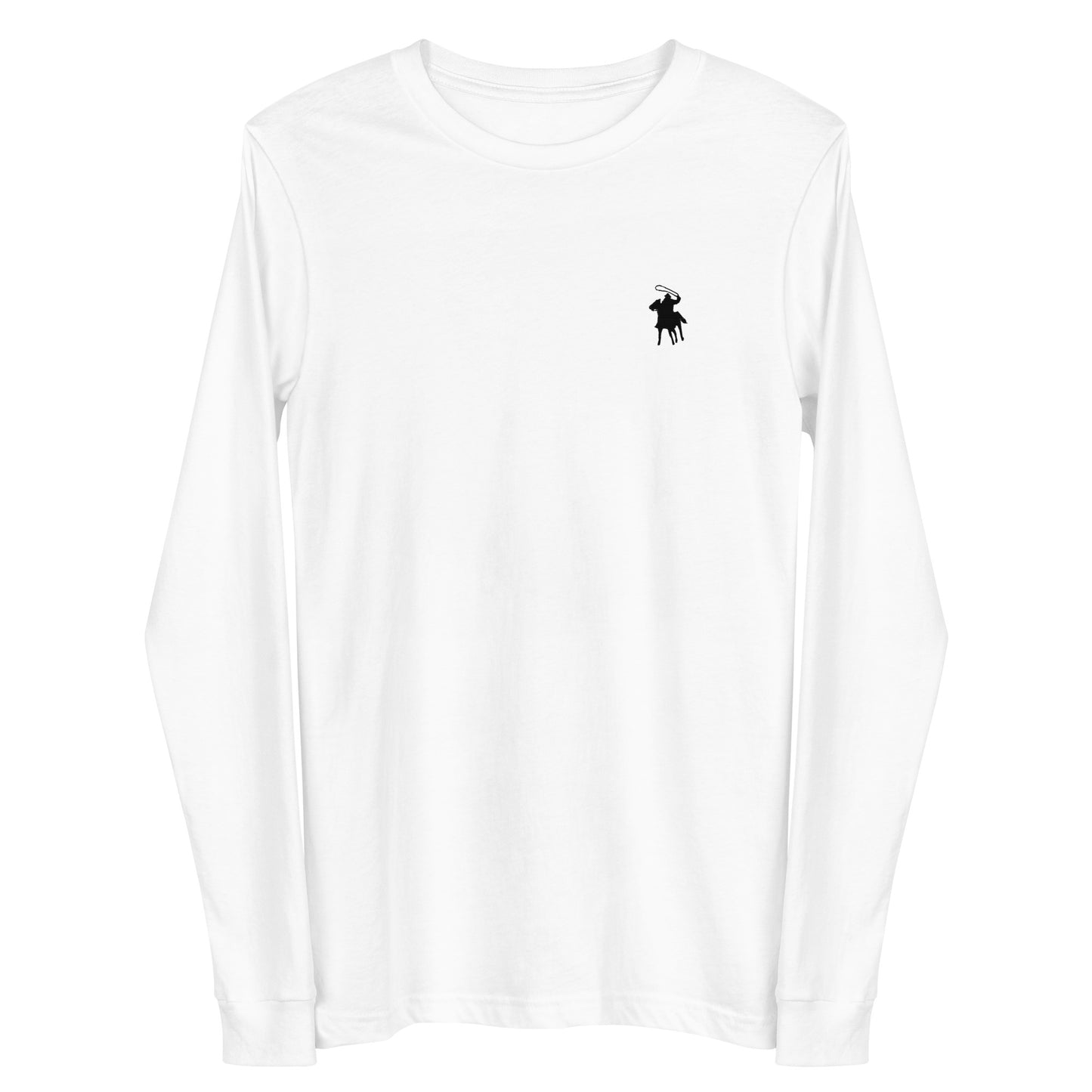 Country Polo Long Sleeve Tee (White)