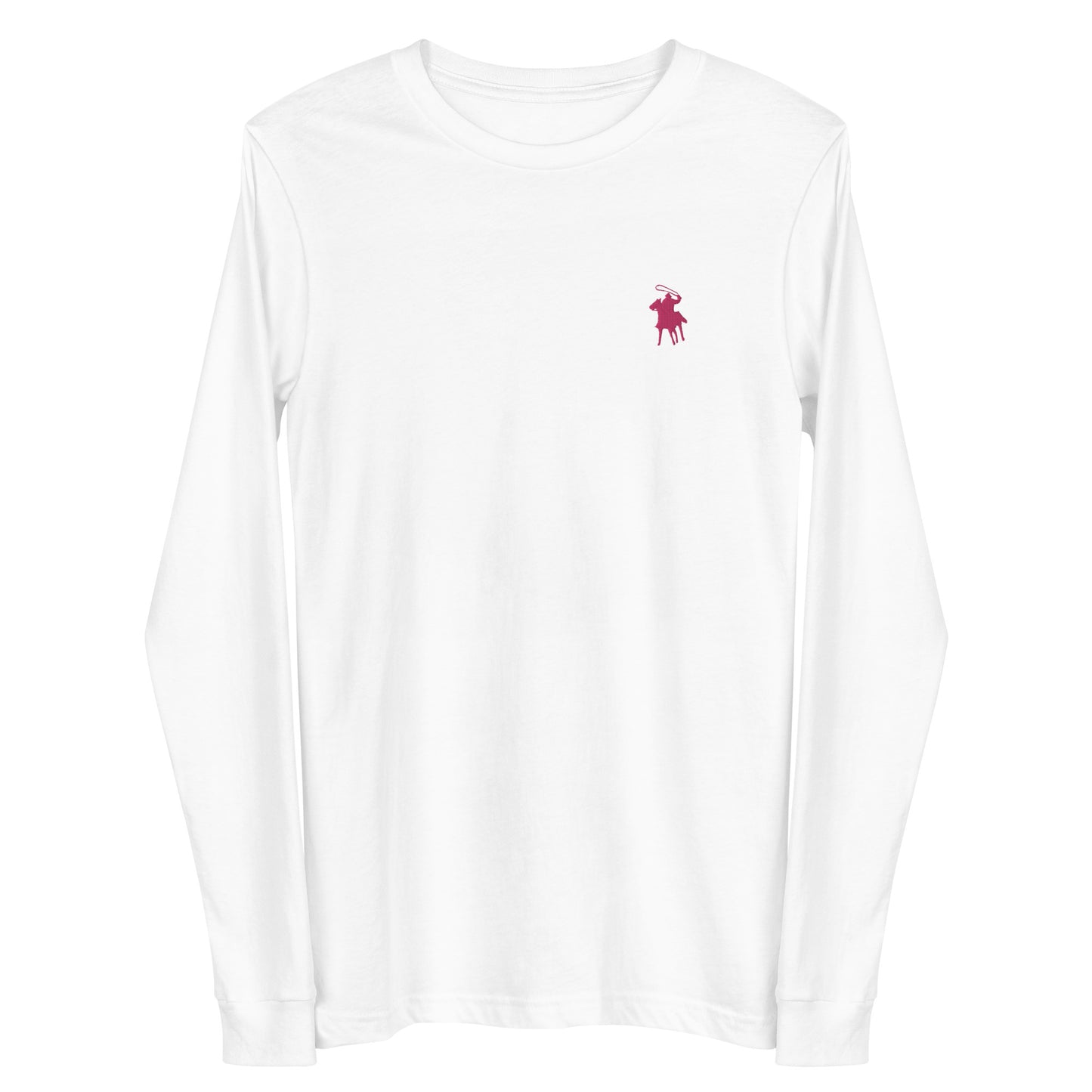 Country Polo Long Sleeve Tee (Pink)