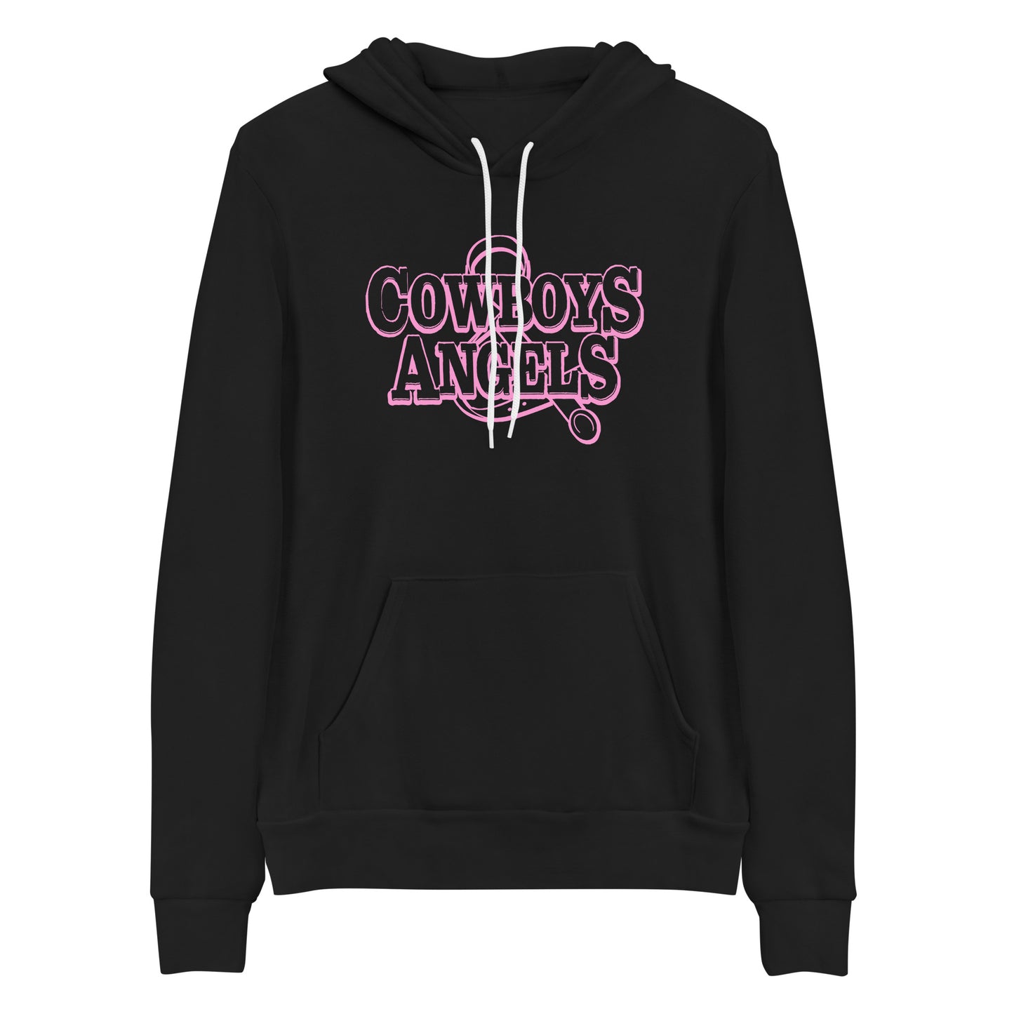 Shades On Pink Hoodie (Black with Pink Logo)