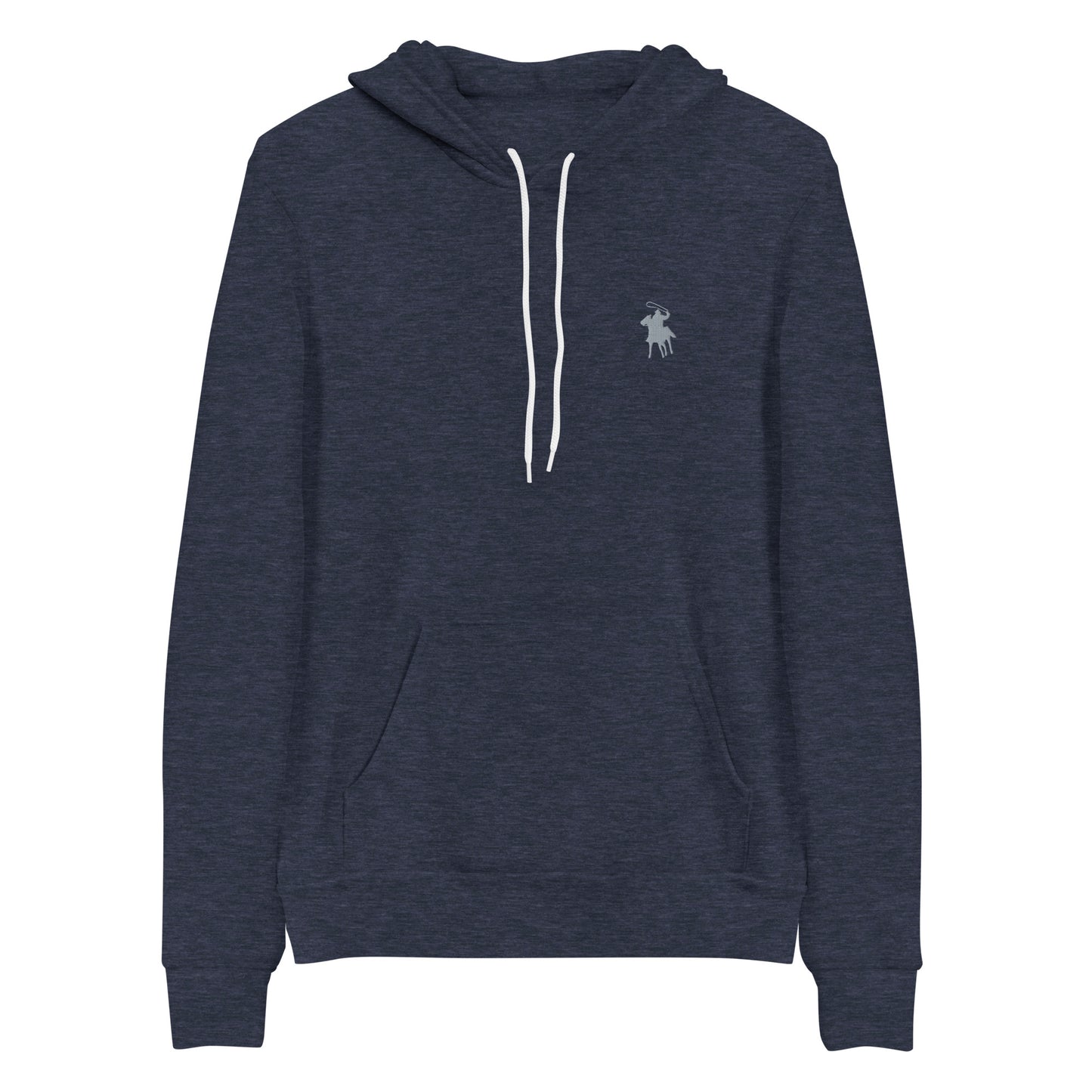 Country Polo Hoodie (Heather Navy)