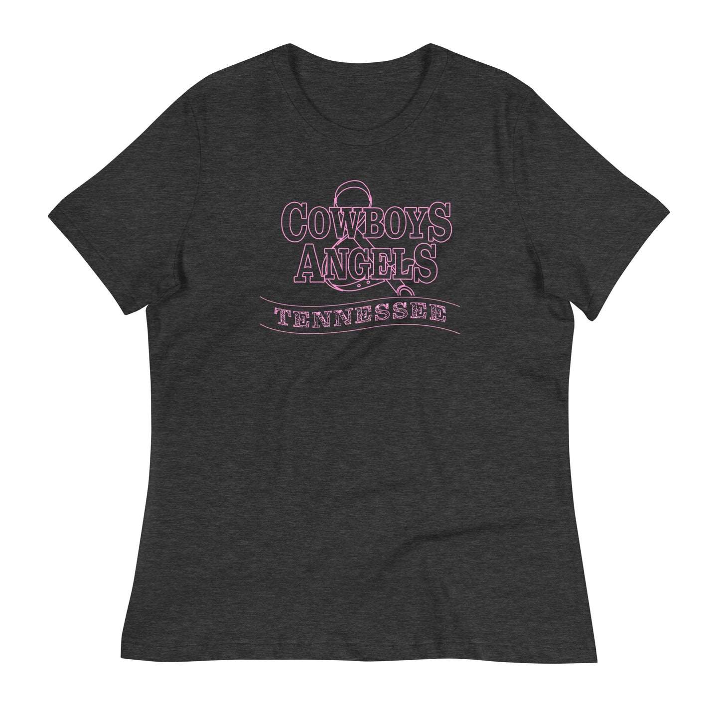 Tennessee Pink Relaxed Tee (Dark Grey)