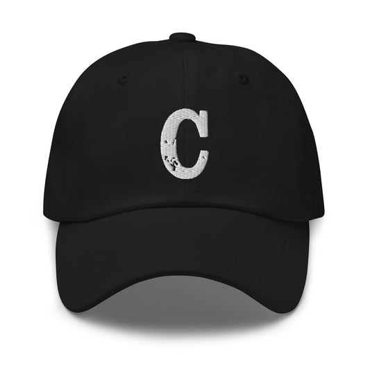 Varsity Cowboy "C" Ball Cap (Black)