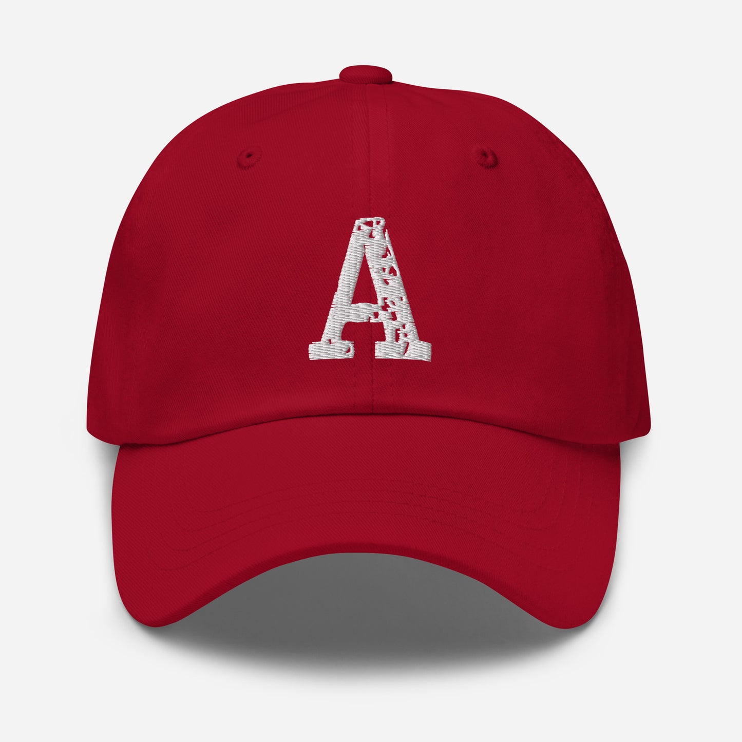 Varsity Angel "A" Ball Cap (Cranberry)