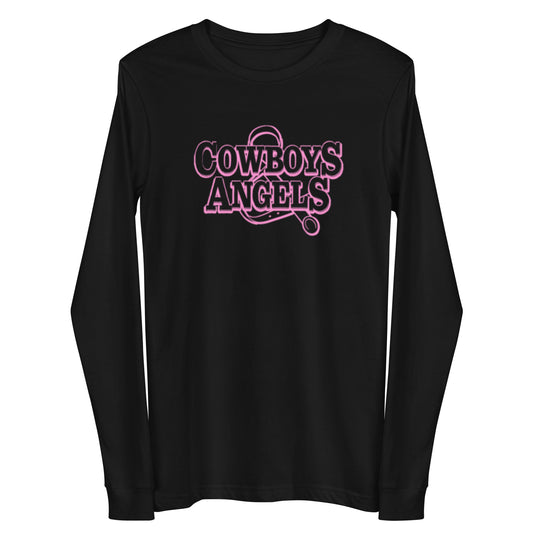 C&A Western Shades On Pink Long Sleeve Tee