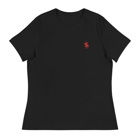 Country Polo Tee (Red Logo on Black T-Shirt)
